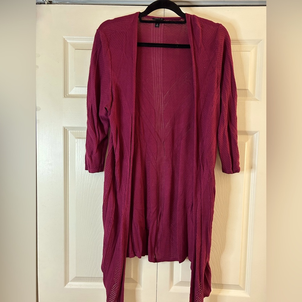 Maroon duster